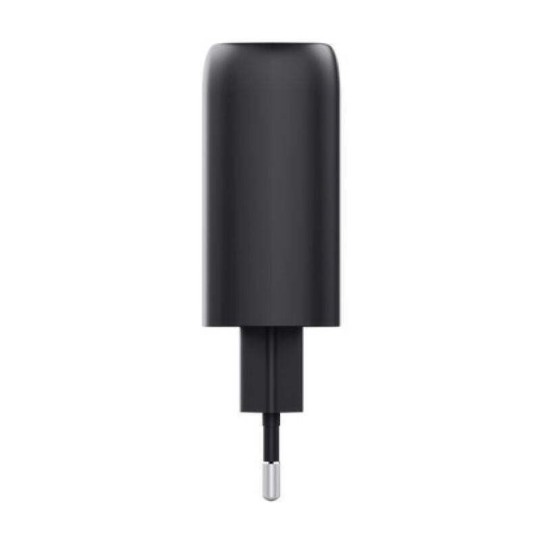Trust GaN Charger with 2 USB-C Output Ports and USB-C - USB-C Cable 65W Power Delivery Black