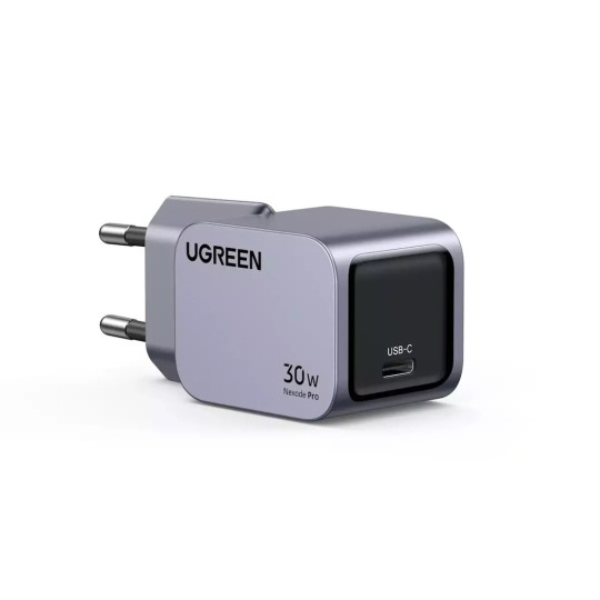 UGREEN X703 35006 Φορτιστής Σπιτιού GaN PD 30W 1 Θέσης Γκρί