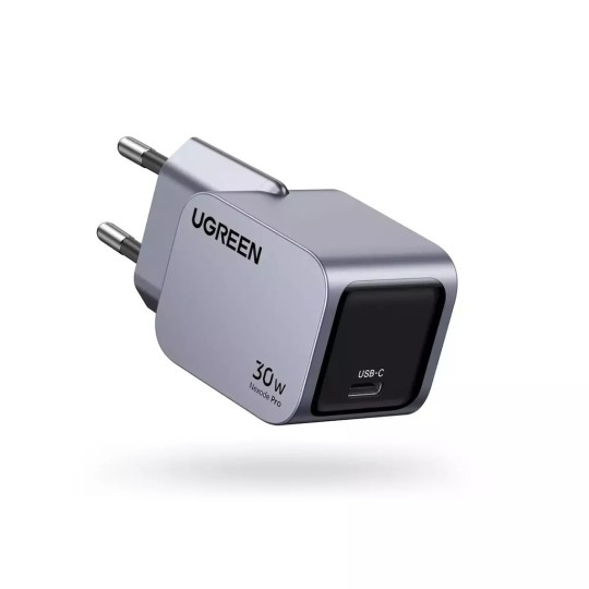 UGREEN X703 35006 Φορτιστής Σπιτιού GaN PD 30W 1 Θέσης Γκρί