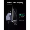 UGREEN X703 35006 Φορτιστής Σπιτιού GaN PD 30W 1 Θέσης Γκρί