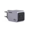 UGREEN X707 35008 Φορτιστής Σπιτιού GaN PD 45W 2 Θέσεων Γκρι