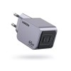 UGREEN X707 35008 Φορτιστής Σπιτιού GaN PD 45W 2 Θέσεων Γκρι