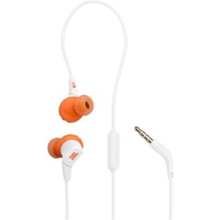 JBL Endurance Run 3 In-ear Handsfree Ακουστικά 3.5mm Λευκό