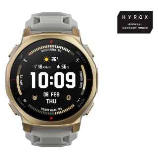 Amazfit T-Rex 3 Pro Titanium 44mm Αδιάβροχο Smartwatch (Arctic Gold)