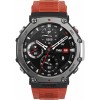 Amazfit T-Rex 3 Stainless Steel 48mm Αδιάβροχο Smartwatch με Παλμογράφο (Lava)