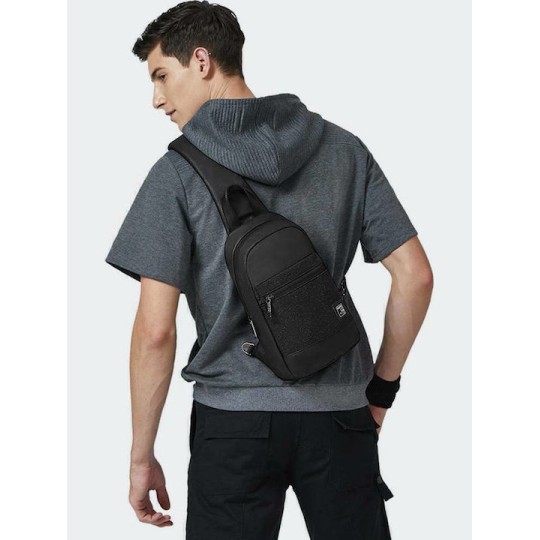 ARCTIC HUNTER XB0060 Τσάντα Crossbody με Θήκη Tablet, 4L, Μαύρη