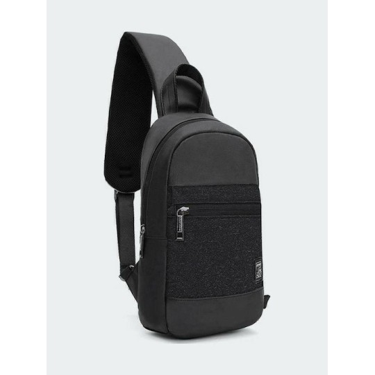 ARCTIC HUNTER XB0060 Τσάντα Crossbody με Θήκη Tablet, 4L, Μαύρη