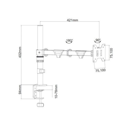 Focus Mount Monitor Bracket for Desktop FDM611
