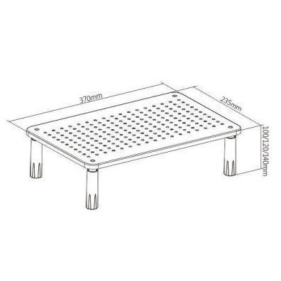 Brateck STB-086 Επιτραπέζια Βάση Οθόνης έως 32" 