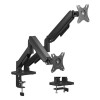 POWERTECH PT-1425 Βάση Γραφείου για 2 Οθόνες 17-32", έως 9kg