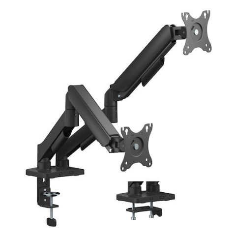POWERTECH PT-1425 Βάση Γραφείου για 2 Οθόνες 17-32", έως 9kg
