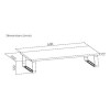 POWERTECH PT-1444 Επιτραπέζια Βάση Οθόνης/Laptop  13-32" έως 20kg Μαύρη