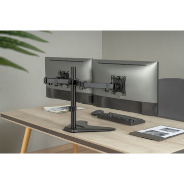 BRATECK LDT66-T024 Βάση Γραφείου για 2 Οθόνες 17-32" έως 9kg