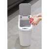 HOME USE HUH-0255 Κάδος Απορριμμάτων με Φωτοκύτταρο 7lt Λευκός