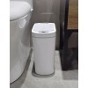 HOME USE HUH-0255 Κάδος Απορριμμάτων με Φωτοκύτταρο 7lt Λευκός