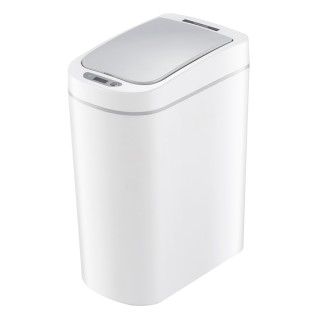 HOME USE HUH-0255 Κάδος Απορριμμάτων με Φωτοκύτταρο 7lt Λευκός