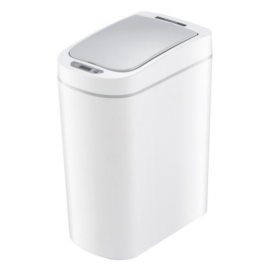 HOME USE HUH-0255 Κάδος Απορριμμάτων με Φωτοκύτταρο 7lt Λευκός