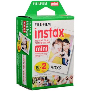Fujifilm Color Instax Mini Instant Φιλμ (2x10 Exposures) White