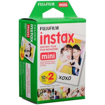 Fujifilm Color Instax Mini Instant Φιλμ (2x10 Exposures) White Fujifilm Color Instax Mini Instant Φιλμ (2x10 Exposures) White