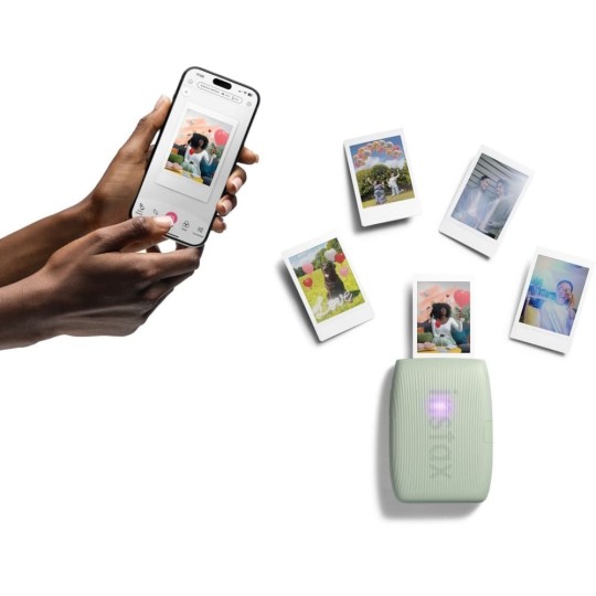 Fujifilm Instax Mini Link 3 Thermal Photo Printer with Bluetooth Sage Green
