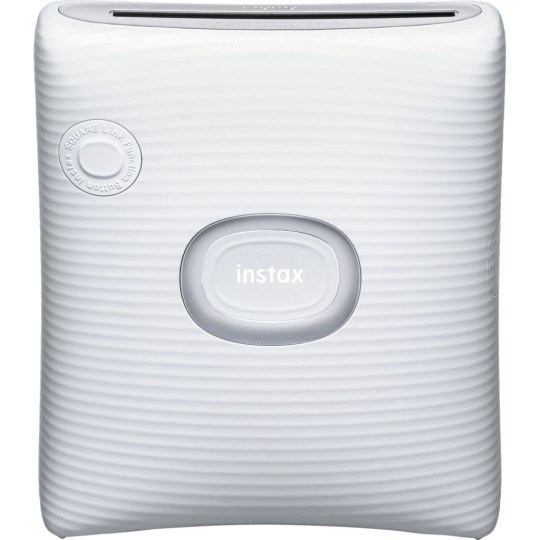Fujifilm Instax Square Link 16785470 Zink Photo Printer with Bluetooth Ash White