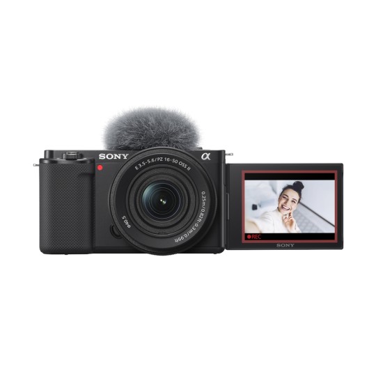 Sony ZV-E10 Mirrorless Camera Kit (E PZ 16-50mm F3.5-5.6 OSS II) Black