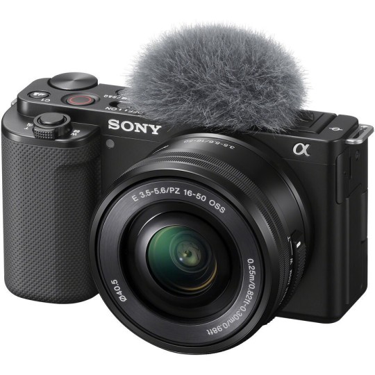 Sony ZV-E10 Mirrorless Camera Kit (E PZ 16-50mm F3.5-5.6 OSS II) Black