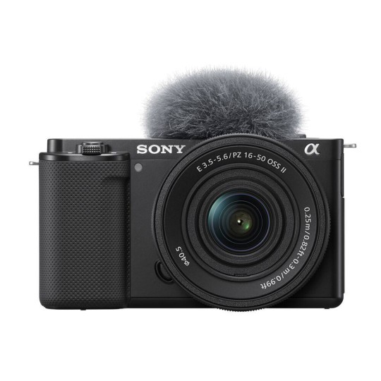 Sony ZV-E10 Mirrorless Camera Kit (E PZ 16-50mm F3.5-5.6 OSS II) Black