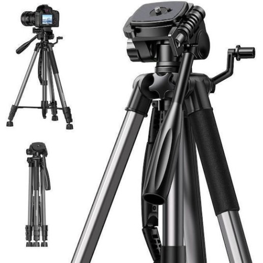 Ugreen LP661 Professional  Tripod for Smartphones and Cameras Black and Gray 15187
