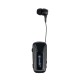 iXchange UA-51 Pro LCD Retractable Bluetooth Headset Black