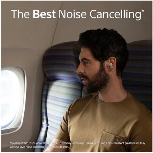 Sony WF-1000XM5 In-ear Bluetooth Handsfree Ακουστικά Silver