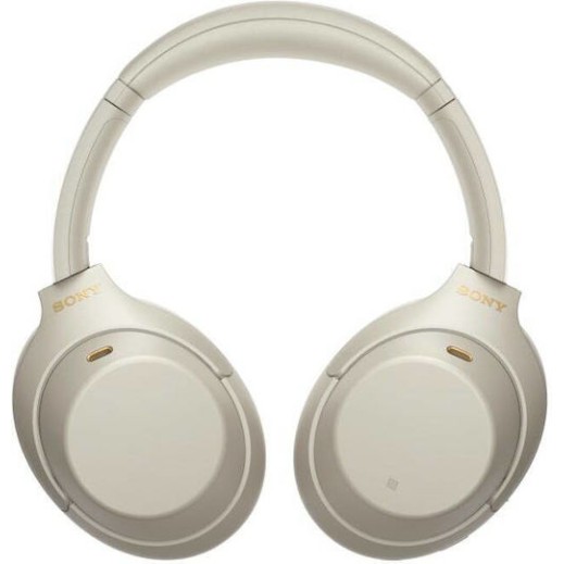 Sony WH-1000XM4 Ασύρματα Over Ear Ακουστικά Ασημί