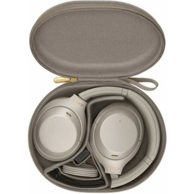Sony WH-1000XM4 Ασύρματα Over Ear Ακουστικά Ασημί