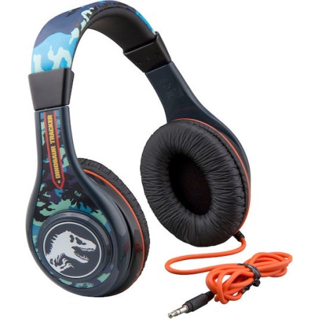 eKids Jurrasic World Wired Headphones  (JW-140) Γαλάζιο/Λευκό