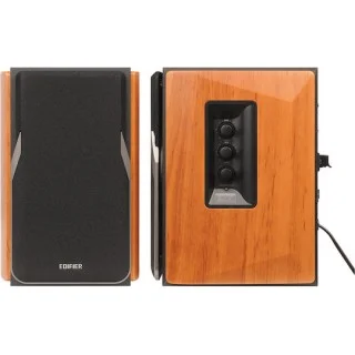 Edifier R1380T Αυτοενισχυόμενα Ηχεία Studio Monitor 2 Δρόμων 42W (Ζεύγος) Καφέ