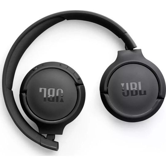 JBL Tune 520ΒΤ, On-Ear Bluetooth Headphones, Multipoint, APP - Black (JBLT520BTBLKEU)