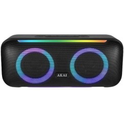 Akai ABTS-70 Ηχείο Bluetooth 40W με Ραδιόφωνο και Διάρκεια Μπαταρίας έως 7 ώρες Μαύρο