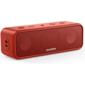 Anker SoundCore 3 Portable Waterproof Speaker (A3117091) Red