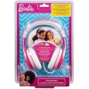 eKids Barbie Ενσύρματα Ακουστικά με ασφαλή μέγιστη ένταση ήχου για παιδιά και εφήβους (BE-140) Λευκό/Ροζ