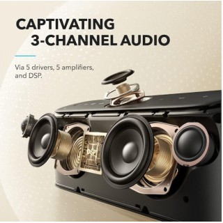 Soundcore by Anker Motion X600 Αδιάβροχο Ηχείο Bluetooth 50W Lunar Blue