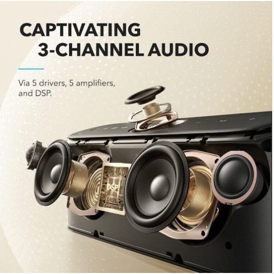 Soundcore by Anker Motion X600 Αδιάβροχο Ηχείο Bluetooth 50W Lunar Blue