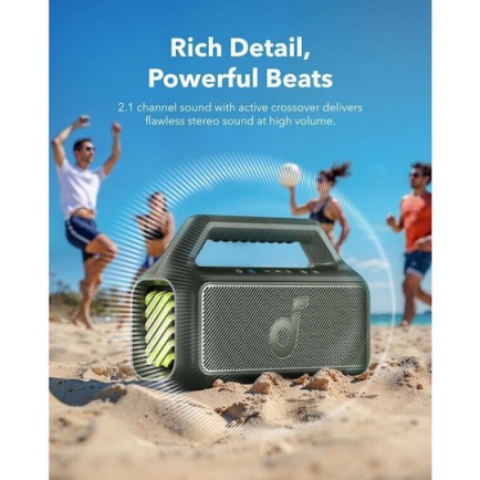 Anker Soundcore Boom 2 Αδιάβροχο Ηχείο Bluetooth 80W Πράσινο (A3138061)