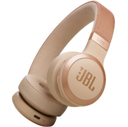 JBL Live 670NC Ασύρματα/Ενσύρματα On Ear Ακουστικά Sandstone