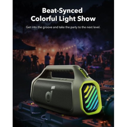 Soundcore by Anker Boom 2 Plus Wireless Outdoor Bluetooth Speaker Πράσινο (A3134061)