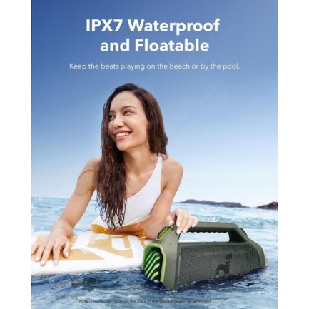 Soundcore by Anker Boom 2 Plus Wireless Outdoor Bluetooth Speaker Πράσινο (A3134061)