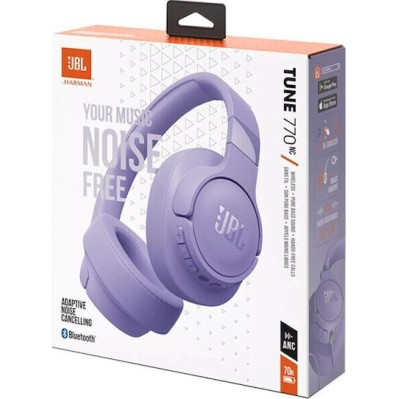 JBL Tune 770NC Over Ear Bluetooth Headphones Μωβ
