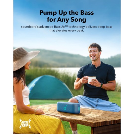 Anker Soundcore Select 2S Αδιάβροχο Ηχείο Bluetooth 20W Μπλε