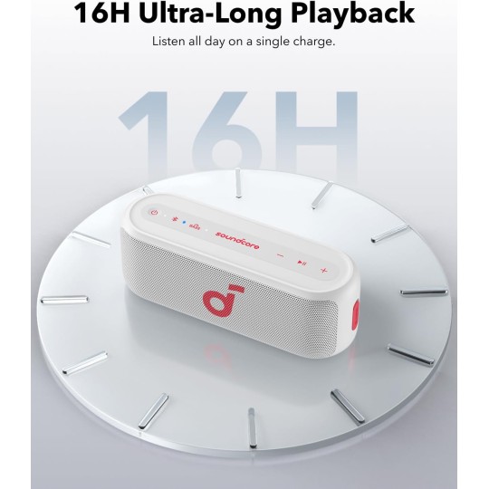 Anker Soundcore Select 2S Αδιάβροχο Ηχείο Bluetooth 20W Λευκό