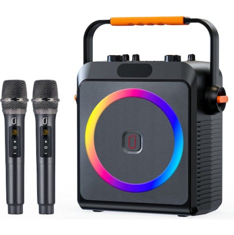 JYX Σύστημα Karaoke JYX-T19-T με Ασύρματα Μικρόφωνα σε Μαύρο Χρώμα JYX Σύστημα Karaoke JYX-T19-T με Ασύρματα Μικρόφωνα σε Μαύρο Χρώμα