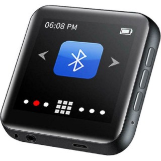 Ruizu M4 MP3 Player (16GB) με TFT Οθόνη Αφής 1.8" Μαύρο